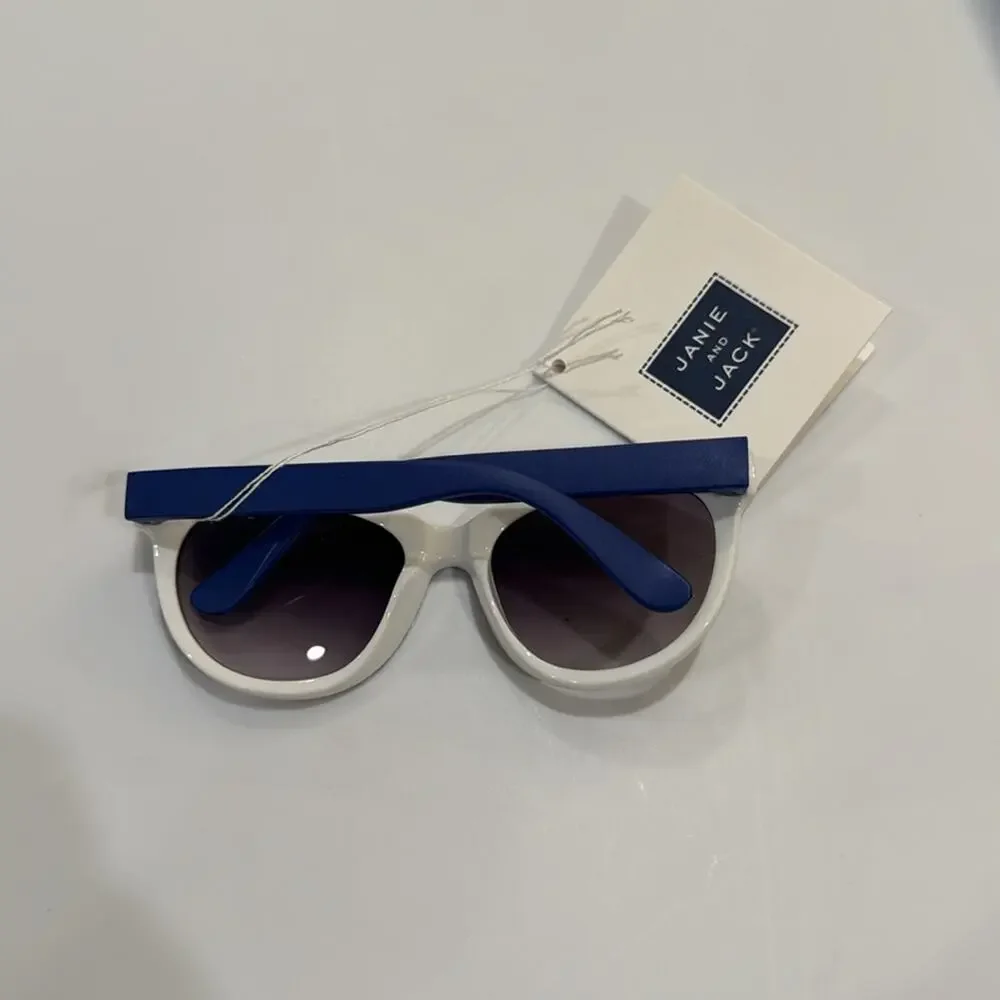 Janie and Jack Mosaic Geo Print Cat Eyes Sunglasses Size 0-2Y